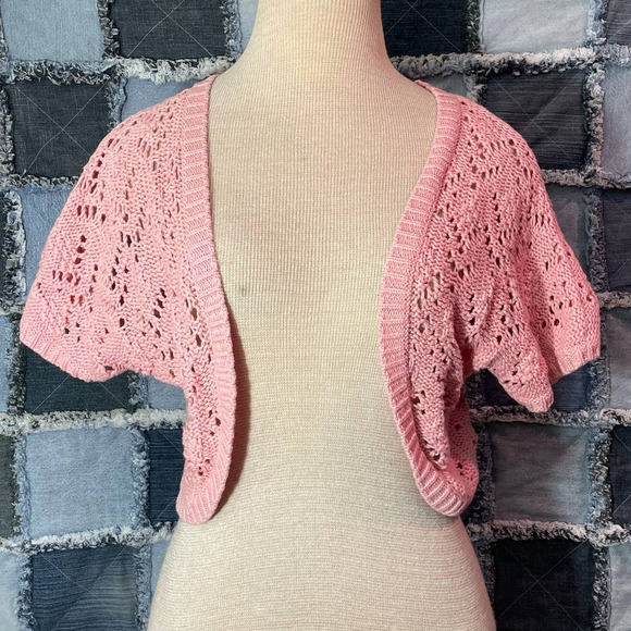 Old Navy Sweaters Y2k Pink Mini Old Navy Cardigan Poshmark
